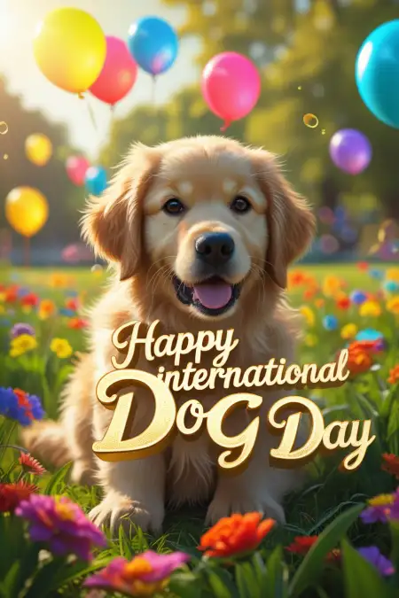 International Dog Day 2025 Ai Image Prompt Ideas - Free Happy International Dog Day Download