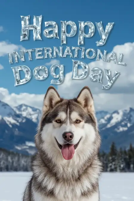 International Dog Day 2025 Greeting Cards Free - Free Happy International Dog Day Download