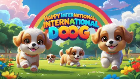 International Dog Day 2025 Greeting Template Free - Free Template Download