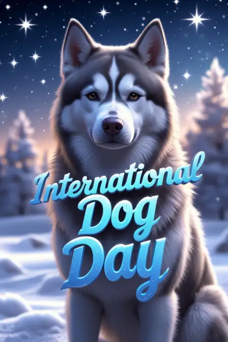 International Dog Day 2025 Love Status For Whatsapp - Free Happy International Dog Day Download