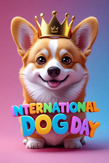 International Dog Day 2025 Photos With Quotes - Free Happy International Dog Day Download