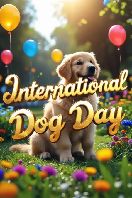 International Dog Day 2025 Short Essay For Students - Free Happy International Dog Day Download