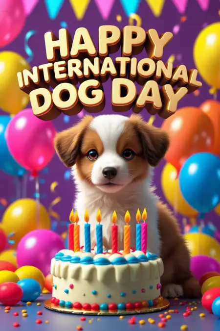 International Dog Day 2025 Slogans In English - Free Happy International Dog Day Download