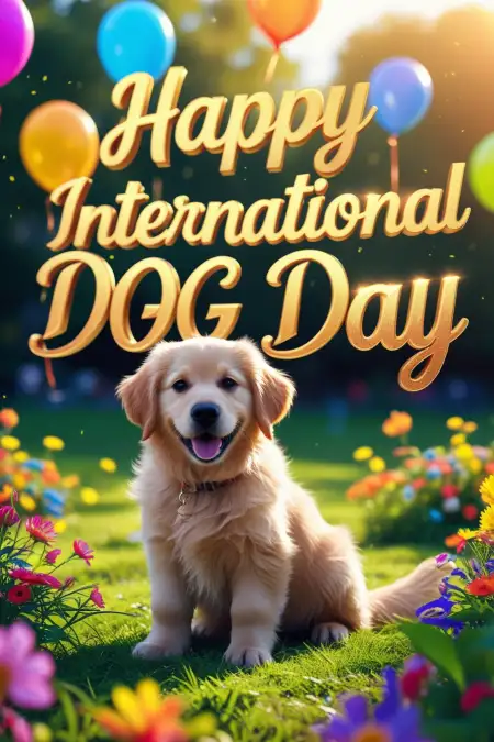 International Dog Day 2025 Status Video Download - Free Happy International Dog Day Download