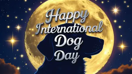 International Dog Day 2025 Wishes For Facebook Status - Free Happy International Dog Day Download