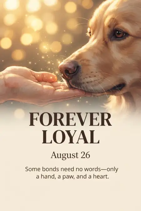 International Dog Day 2026 Loyal Companion Quotes - Free International Dog Day 2026 Download