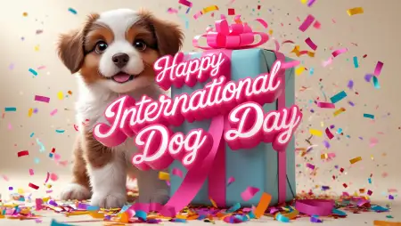 International Dog Day Quotes With Puppy Pics - Free Happy International Dog Day Download