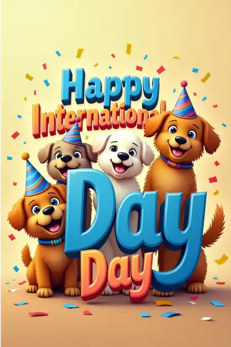 International Dog Day Special Images With Quotes - Free Happy International Dog Day Download