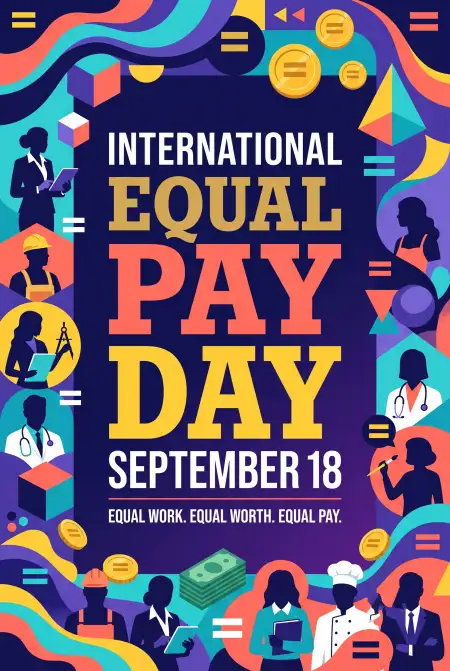 international equal pay day 2026 social media post 2 - International Equal Pay Day 2026