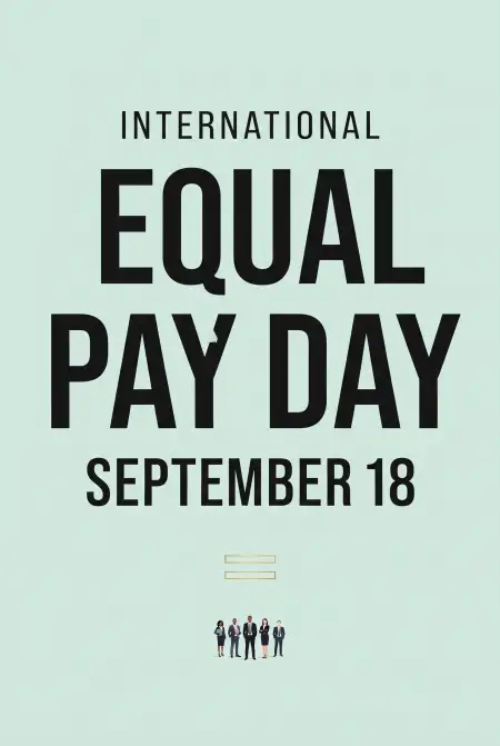 international equal pay day 2026 whatsapp status - International Equal Pay Day 2026