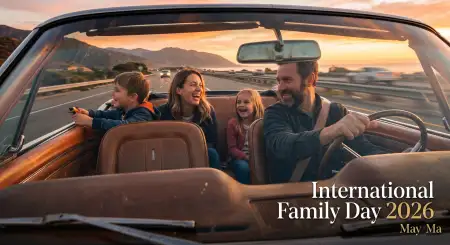 Free International Family Day 2026 Aesthetic Family Quotes Image Download