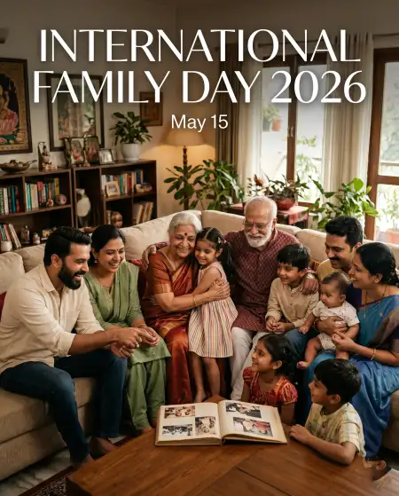 Free International Family Day 2026 Awareness Day Poster Image Download