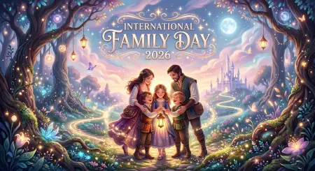 International Family Day 2026 Beautiful Family Illustration - Free International Family Day 2026 Download