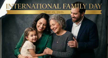Free International Family Day 2026 Family Blessings Quotes Image Download
