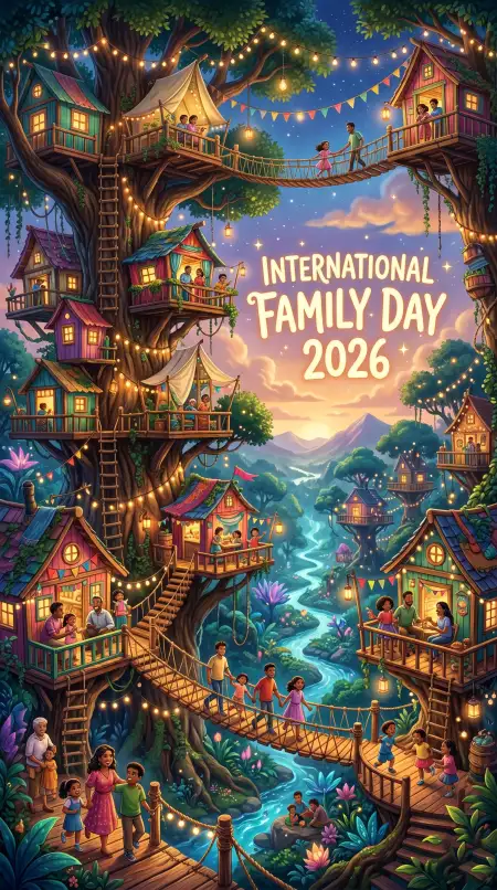 International Family Day 2026 Family Care Vector Design - Free International Family Day 2026 Download