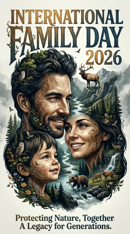 International Family Day 2026 Family Illustration Png - Free International Family Day 2026 Download
