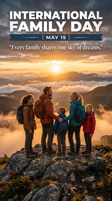 International Family Day 2026 Family Quote Typography - Free International Family Day 2026 Download