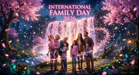 International Family Day 2026 Family Support Illustration - Free International Family Day 2026 Download