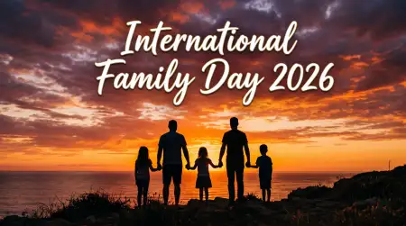 International Family Day 2026 Minimalist Family Background - Free International Family Day 2026 Download