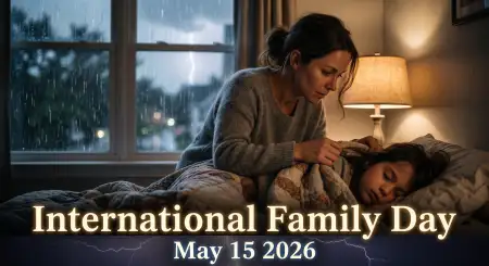 Free International Family Day 2026 Positive Family Thoughts Image Download