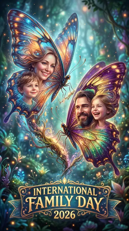 International Family Day 2026 Realistic Family Artwork - Free International Family Day 2026 Download