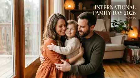 Free International Family Day 2026 United Family Quotes Image Download