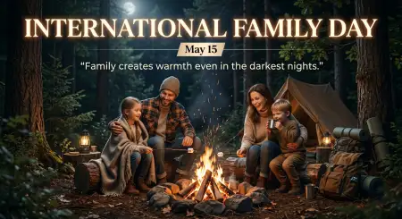 International Family Day 2026 Warm Family Background Image - Free International Family Day 2026 Download
