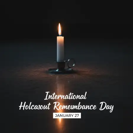Free International Holocaust Remembrance Day 2026 Background Download