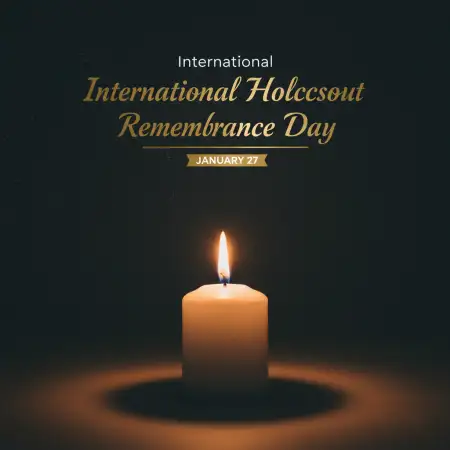 Free International Holocaust Remembrance Day Awareness Background Download