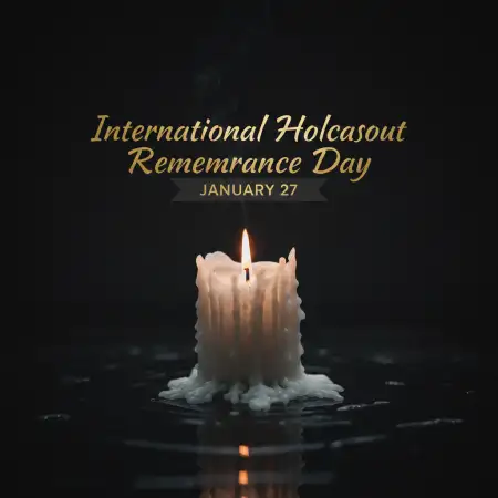 Free International Holocaust Remembrance Day Remembrance Event Background Download