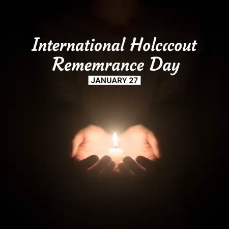 Free International Holocaust Remembrance Day School Poster Background Download