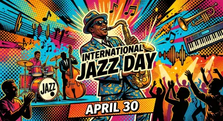 International Jazz Day 2026 Hd Poster - Free International Jazz Day 2026 Download