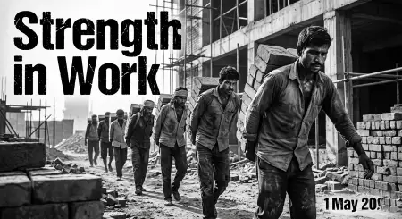 International Labour Day Hindi Quotes Image - Free International Labor Day Wishes 2026 Download