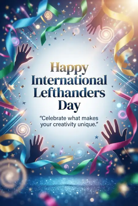 International Lefthanders Day 2026 Celebration - Free International Lefthanders Day 2026 Download