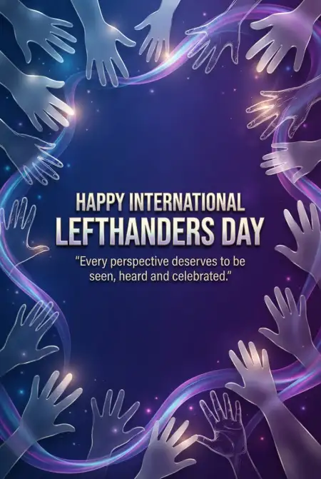 International Lefthanders Day Facebook Banner - Free International Lefthanders Day 2026 Download