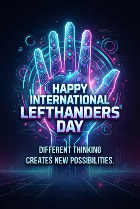 International Lefthanders Day Facebook Post 2026 - Free International Lefthanders Day 2026 Download