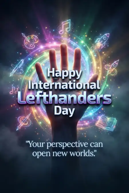 International Lefthanders Day Left Hand Png - Free International Lefthanders Day 2026 Download