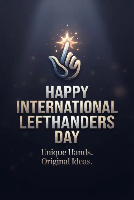 International Lefthanders Day Symbol Png - Free International Lefthanders Day 2026 Download