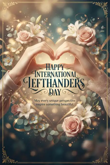 International Lefthanders Day Whatsapp Status 2026 - Free International Lefthanders Day 2026 Download
