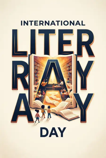 International Literacy Day 2026 Books And Students Images - Free International Literacy Day 2026 Download