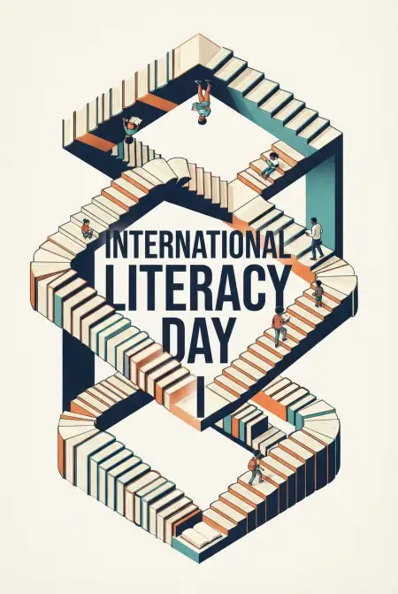 International Literacy Day 2026 Creative Poster - Free International Literacy Day 2026 Download