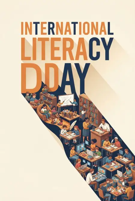 International Literacy Day 2026 Education Poster - Free International Literacy Day 2026 Download