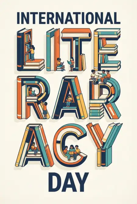 Free International Literacy Day 2026 Images For Instagram Background Image Download