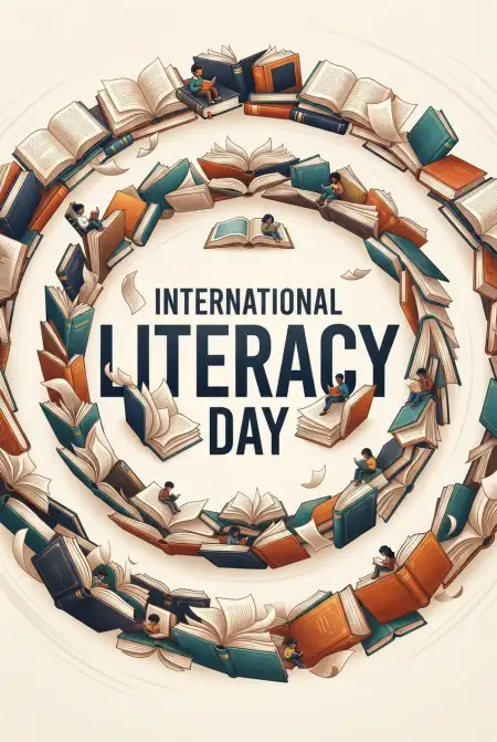 Free International Literacy Day 2026 Images For Whatsapp Background Image Download
