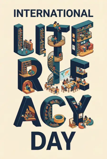 Free International Literacy Day 2026 Literacy Education Images Background Image Download