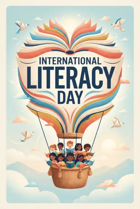 Free International Literacy Day 2026 Poster Images Background Image Download