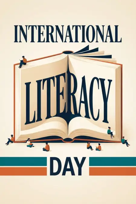 Free International Literacy Day 2026 Quotes Background Image Download