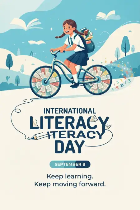 Free International Literacy Day 2026 Social Media Post Image Download
