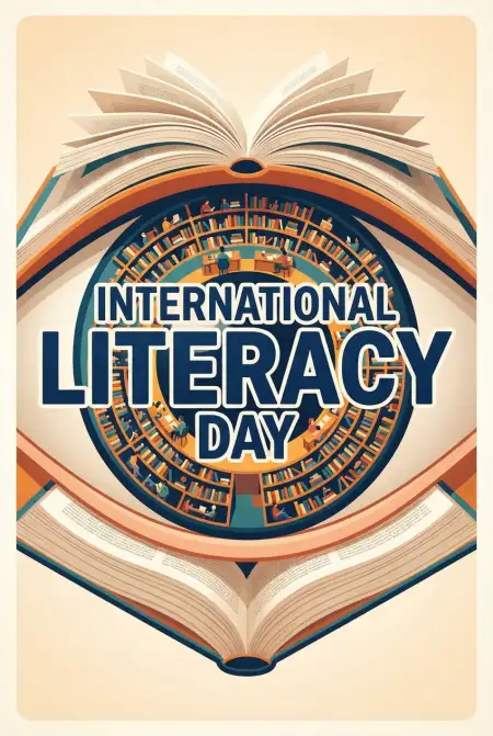 Free International Literacy Day 2026 Transparent Png Background Image Download
