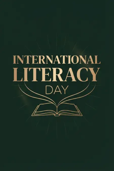 Free International Literacy Day 2026 Whatsapp Status Images Background Image Download
